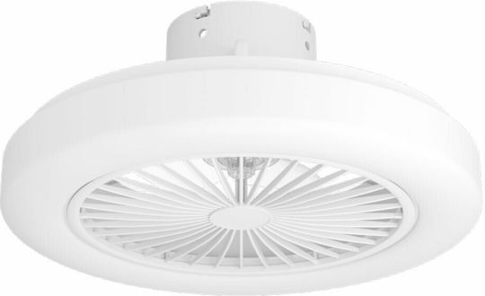 Eglo Ortona Πλαφονιέρα 48.5cm με Φως Λευκή