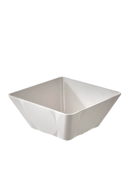 Tognana Melamine Salad Bowl White 19.5x19.5x8cm 6pcs
