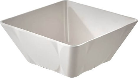 Tognana Melamine Salad Bowl White 19.5x19.5x8cm 6pcs