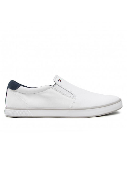 Harlow 2D Iconic Πάνινα Ανδρικά Slip-On Λευκά