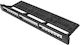 Lanberg Patch Panel Keystone για Rack 1U 19" 24 Θυρών Μαύρο