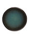 Iris Iris IS.050773 Teller Untiefe Keramik Blau mit Durchmesser 27.5cm 6Stück