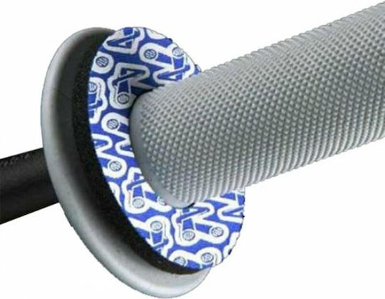 Renthal Motorcycle Handlebars Handlebar Donutz Protectors in Blue color