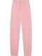 High Waist Sweatpants Jogger Peony