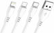 Leewello SJX-187 Regular USB 2.0 spre micro USB Cablu Alb 2m 1buc