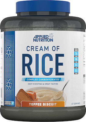 Applied Nutrition Cream Of Rice Special Dietary Supplement 2000gr Toffee Biscuit