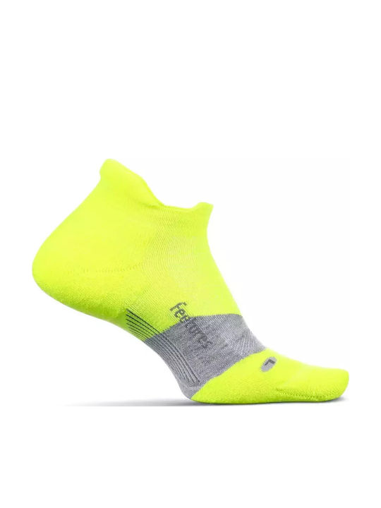 Feetures Elite Max Cushion Noshow Tab EC50495 Athletic Socks Yellow