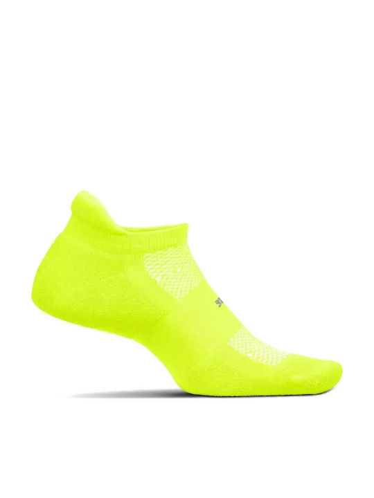 Feetures Hp Cushion Noshow Tab FA55495 Athletic Socks Yellow