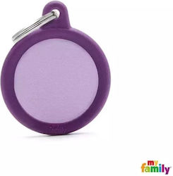 My Family Hushtag Aluminium Identificator Câine...