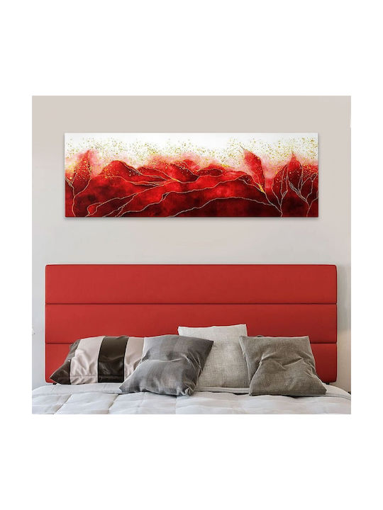 Megapap Red Passion Πίνακας σε Καμβά 120x40cm