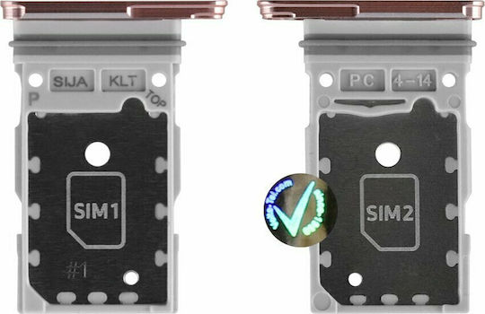 Samsung Слот за SIM Карта Розов Galaxy S22 5G