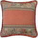 Silk Fashion Decorative Pillow Case 572 Orange 65x65cm.