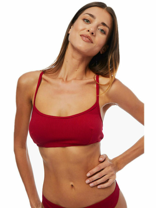 Minerva Daytona Bikini Sports Bra Burgundy