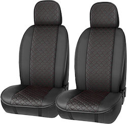 Auto Gs Sitzbezüge Set 2 Stück Kunstleder Elegance Schwarze 11620 Auto Gs Sitzbezüge Set 2 Stück Kunstleder Elegance Schwarze 11620