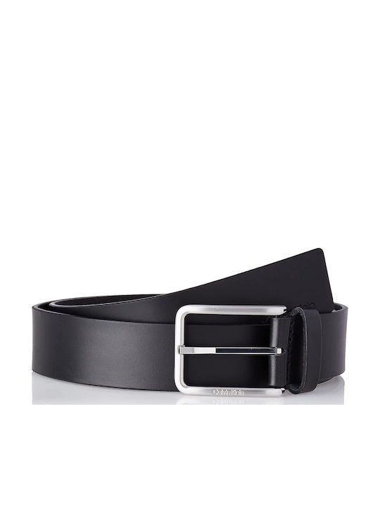 Calvin Klein Ανδρική Ζώνη Δερμάτινη Μαύρη