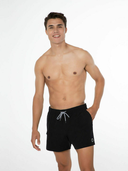 Protest Herren Badebekleidung Shorts Schwarz