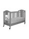 Bebe Stars Babybett Polar Gray mit Matratze 60x130cm