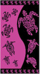 Sunshine Design 74 Strandtuch Baumwolle Rosa 160x80cm.