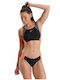 Αθλητικό Set Bikini Μπουστάκι Μαύρο