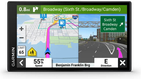 Garmin 6" Display GPS Device DriveSmart 66 MT-D with Bluetooth / USB and Card Slot