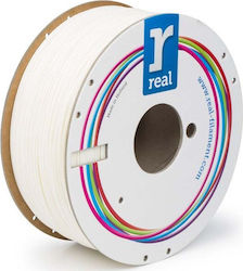 Real Filament Plus ABS 3D Printer Filament 1.75mm White 1kg 1pc Spool