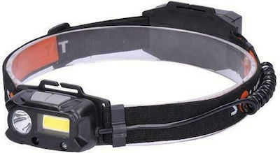 Solight Rechargeable Headlamp LED Waterproof IP44 Dual Function with Maximum Brightness 150lm WN30