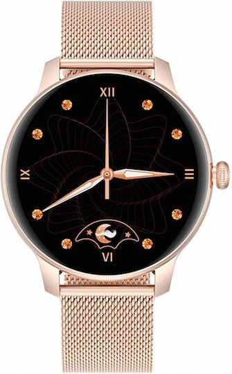 Kieslect L11 Lady Aluminium Smartwatch mit Pulsmesser (Gold)