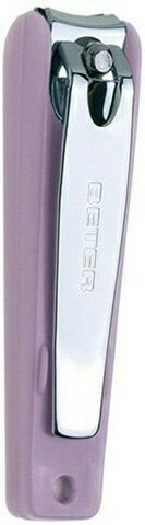 Beter Small Nail Clipper with Removable Catcher Purple Purple