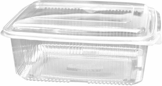 Ready Disposable Plastic PET Tableware for Cold 1500ml Transparent 100pcs