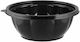 THalassinos Disposable Plastic PET Tableware for Hot / Microwave Safe 2048ml Black 100pcs