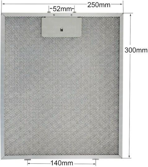 AEG Piesă de schimb Filtru metalic pentru hotă Compatibil cu AEG / Electrolux 25x30cm