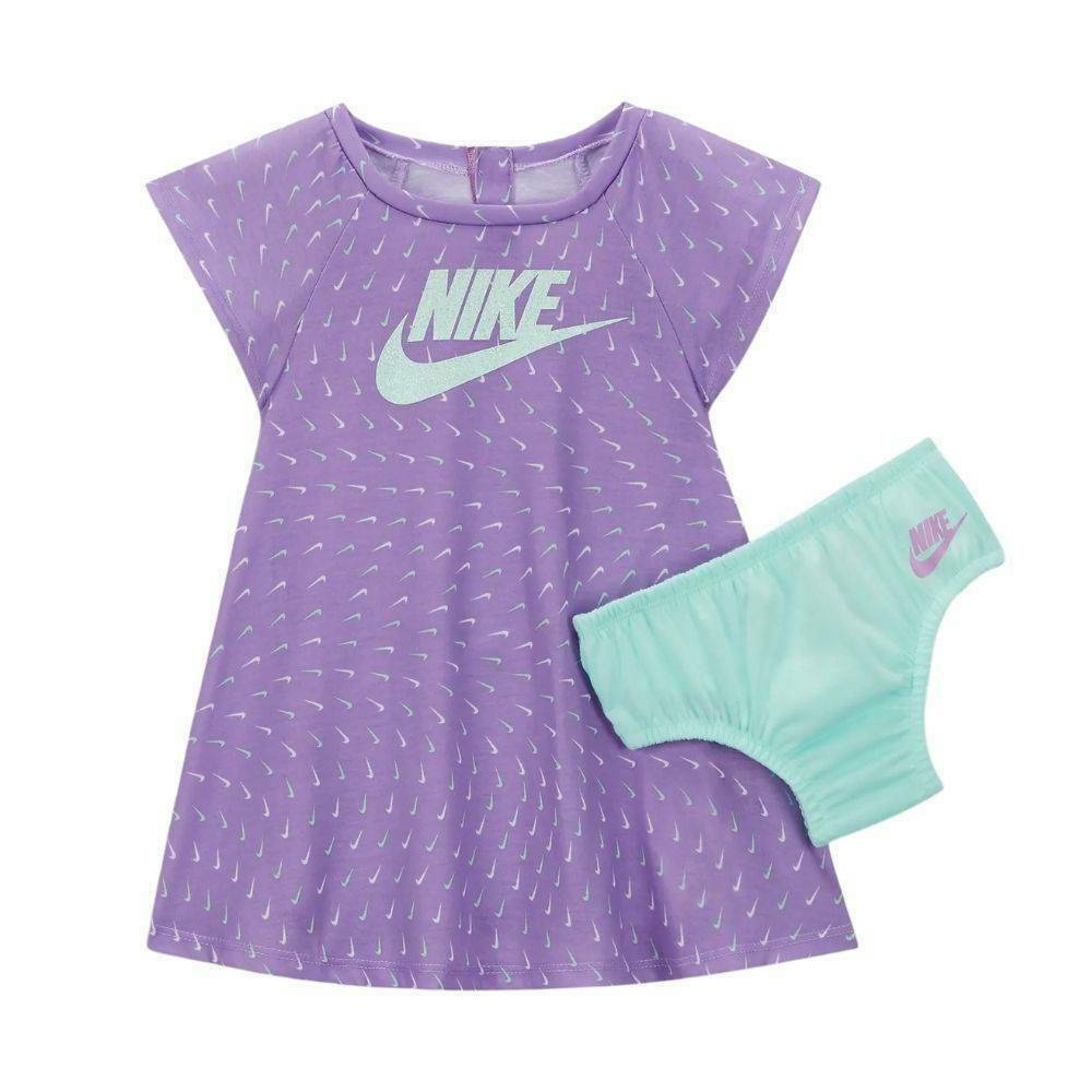 Pink and purple top nike outfit
