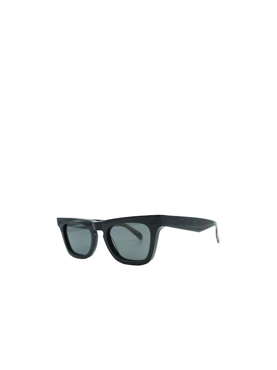 Gast End Piece Sunglasses with EP01 Plastic Frame and Gray Lens