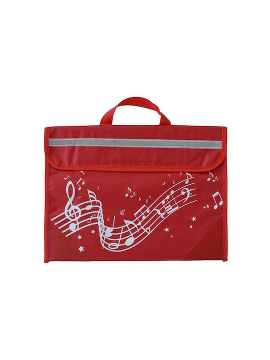 MusicWear MusicWear Wavy Stave Red