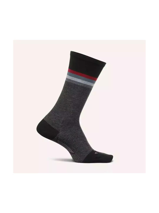 Feetures Tailored Stripe Cushion LM10461 Αθλητικές Κάλτσες Μαύρες 1 Ζεύγος