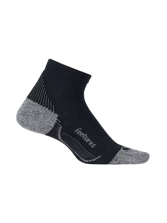 Feetures Pf Relief Cushion Quarter Șosete Sportive Negru 1 pereche