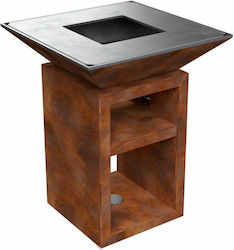 Vulcanus Grill Pro730 Chef Focar În aer liber din metal Maro 73x73x91cm