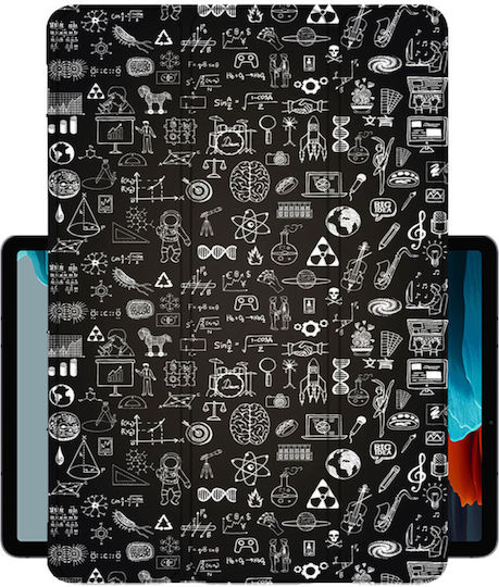 Tri-Fold Klappdeckel Wissenschaft (Galaxy Tab A8)
