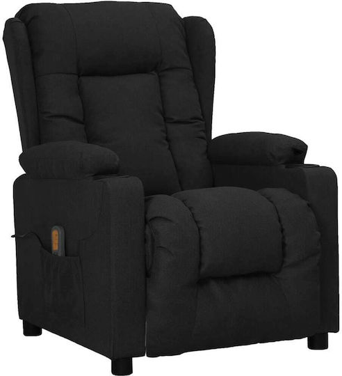Πολυθρόνα Relax Massage Μαύρη 72.5x96x99.5cm
