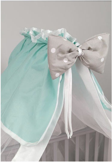 Baby Star Crib Mosquito Net Green
