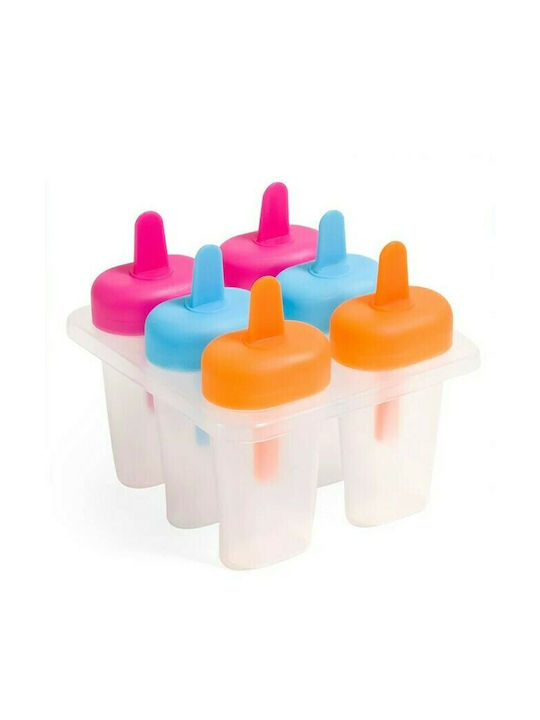 Formă de copt Înghețată / Ice Lolly Plastic 12x7x14buc 6buc