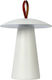 Lucide Lightning La Donna Desktop Outdoor Floor Lamp 2W with Warm White Light IP54 White