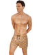 Men's Swimwear Shorts Yellow with Patterns