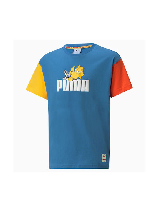 Puma Παιδικό T-shirt Μπλε