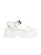 Buffalo Flatforms Women's Sandals White