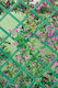 Trellis Pliabil de Grădină din Plastic cu Design în Grilă Romb Verde 200x100cm