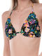 Ted Baker Bikini Triunghi Floral Negru