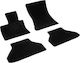 Rigum Set of Front and Rear Mats 4pcs for BMW X6 2008 2014 Black
