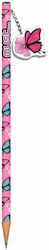 Must Butterfly Pencil HB Pink