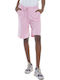 Damen Sportliche Bermuda Rosa
